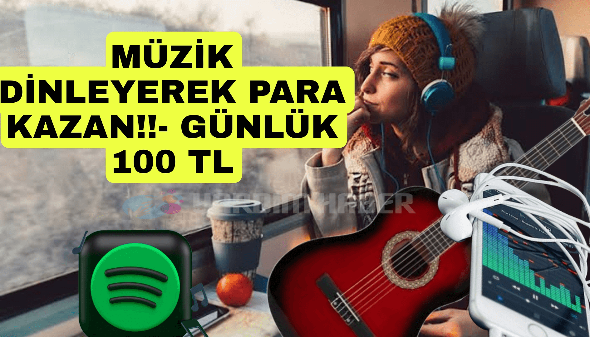 Müzik dinleyerek Para Kazan!! – Günlük 100 TL